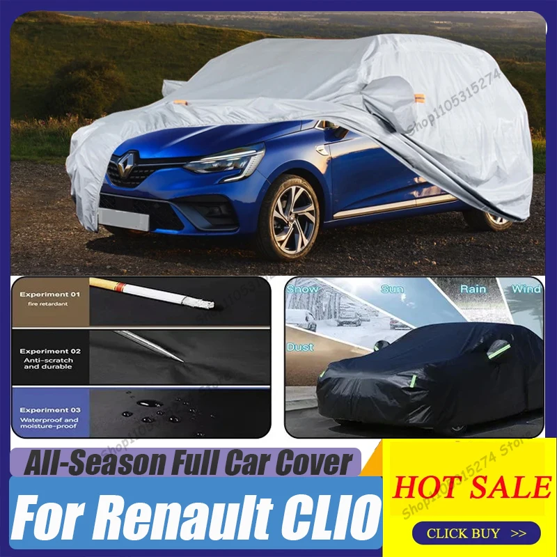 Full Car Covers Indoor Outdoor Waterproof Anti Oxford Cloth Dust Sun Rain Protection For Renault CLIO 3 4 MK3 MK4 Accessories
Full Car Covers Indoor Outdoor Waterproof Anti Oxford Cloth Dust Sun Rain Protection For Renault CLIO 3 4 MK3 MK4 Accessories