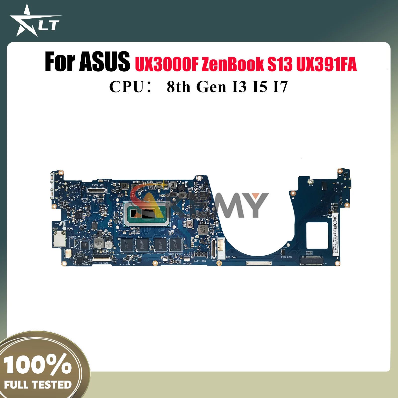 UX391FA Laptop Motherboard For ASUS ZenBook UX391F UX3000F ZenBook UX391FA S13 Mainboard W/ I3 I5 I7 CPU 100% tests OK fast ship
UX391FA Laptop Motherboard For ASUS ZenBook UX391F UX3000F ZenBook UX391FA S13 Mainboard W/ I3 I5 I7 CPU 100% tests OK fast ship