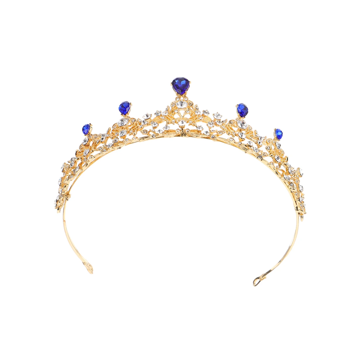 Vintage Crystal Crown Wedding Hair Decor Blue Rhinestone Tiara Headband Bridal Accessories Durable Comfortable
Vintage Crystal Crown Wedding Hair Decor Blue Rhinestone Tiara Headband Bridal Accessories Durable Comfortable