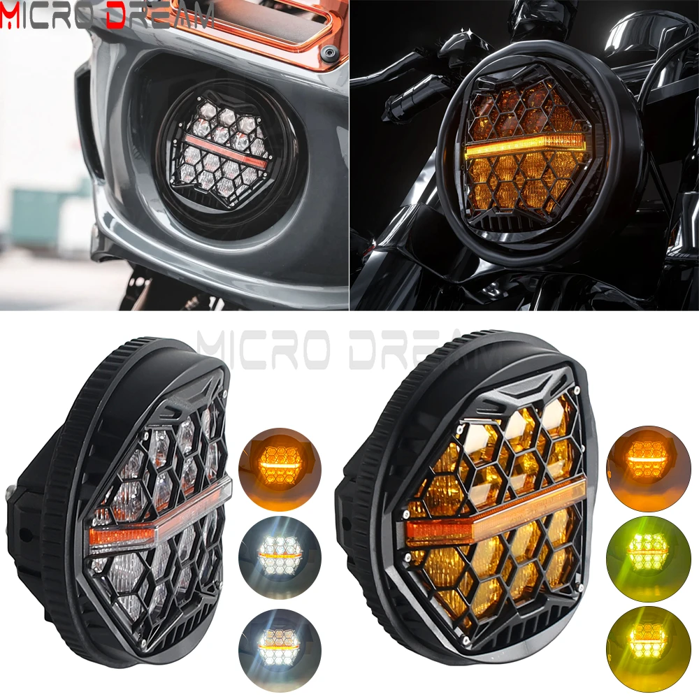 For Harley Dyna Street Bob Super Wide Glide Low Rider Softail Sportster Motorcycle 5.75" LED Headlight DRL Hi/Low Beam Headlamp
For Harley Dyna Street Bob Super Wide Glide Low Rider Softail Sportster Motorcycle 5.75" LED Headlight DRL Hi/Low Beam Headlamp
