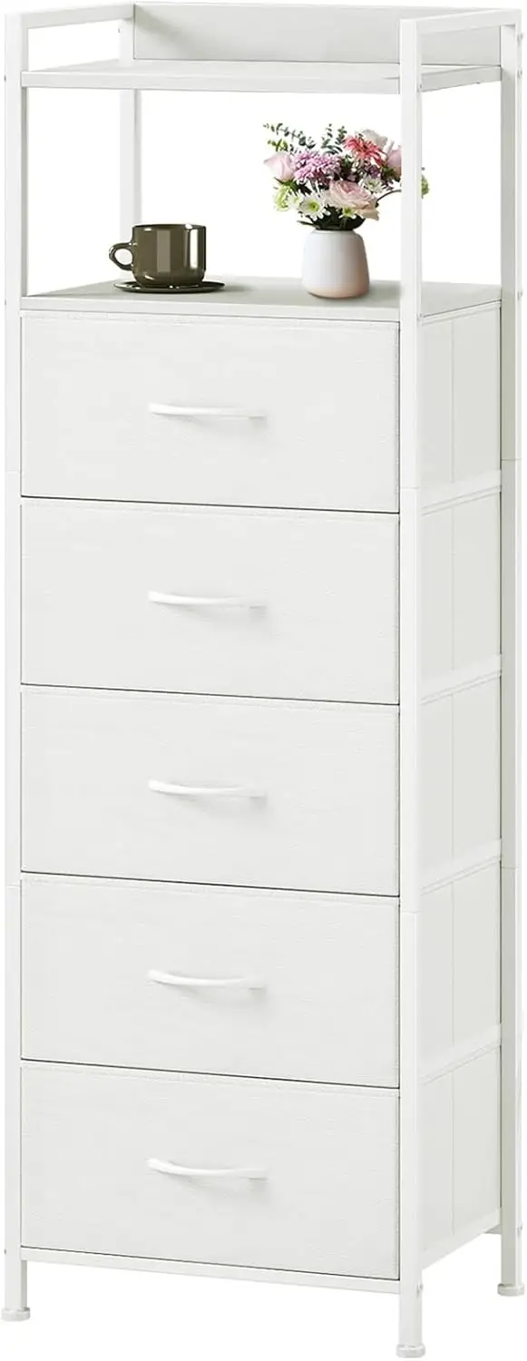 Белая высокая тумба с 5 ящиками, вертикальный стеллаж для хранения для спальни, детской комнаты, общежития и прихожей
Белая высокая тумба с 5 ящиками, вертикальный стеллаж для хранения для спальни, детской комнаты, общежития и прихожей
