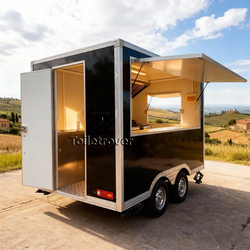 Quality Snowball Food Truck Concession Commercial Food Trailer Baked Potatoes Mobile Food Truck Trailer with Led Lights Screens
Quality Snowball Food Truck Concession Commercial Food Trailer Baked Potatoes Mobile Food Truck Trailer with Led Lights Screens