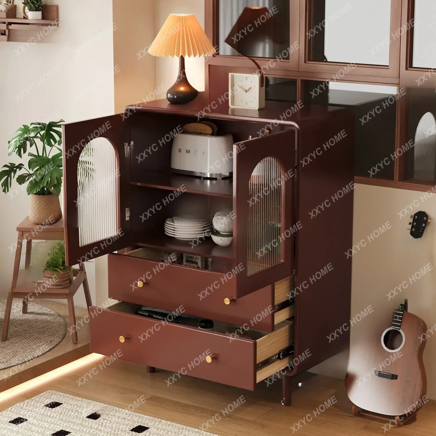 antique dining side cabinet, sofa side storage cabinet, glass lockerTJ
antique dining side cabinet, sofa side storage cabinet, glass lockerTJ