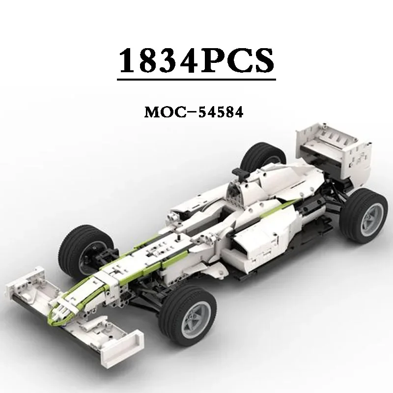 Строительные блоки, совместимые с моделями F1 MOC-54584, спортивный автомобиль, строчка, модель 1834 шт., детский день рождения
Строительные блоки, совместимые с моделями F1 MOC-54584, спортивный автомобиль, строчка, модель 1834 шт., детский день рождения