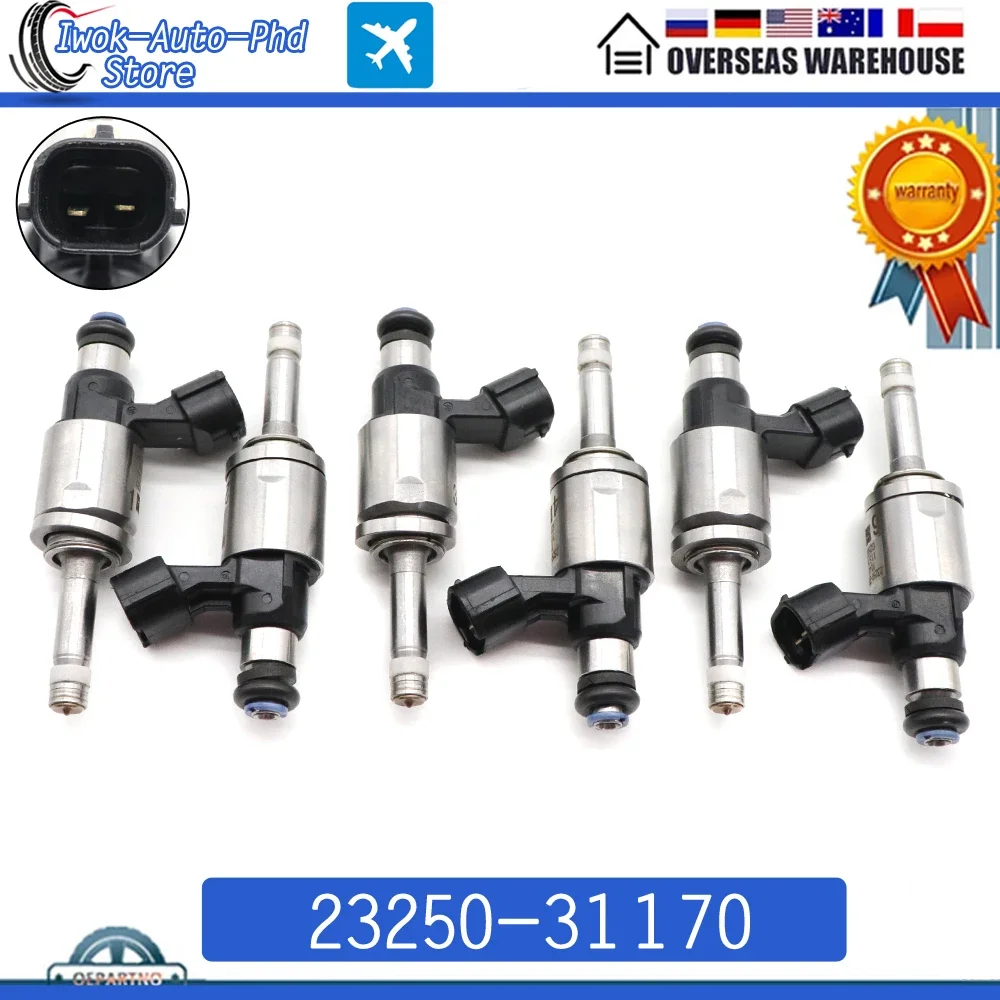 23250-31170 GDI Fuel Injector Nozzle for Lexus ES350 GS350 IS350 LC500H LS500H RC300 RC350 RX350 RX450H 3.5L V6 2016-2019
23250-31170 GDI Fuel Injector Nozzle for Lexus ES350 GS350 IS350 LC500H LS500H RC300 RC350 RX350 RX450H 3.5L V6 2016-2019