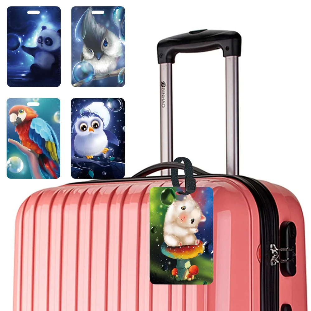 Pu Luggage Tag Portable Luggage Boarding Tag High Quality Travel Accessories Fashion Travel Accessories Animal Pattern
Pu Luggage Tag Portable Luggage Boarding Tag High Quality Travel Accessories Fashion Travel Accessories Animal Pattern
