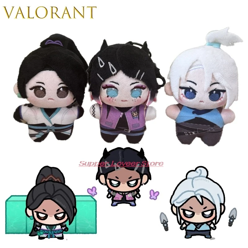 Halloween Party Carnival Costume Anime Game Sage 10cm Jett Pendant Plush Dolls Cute Mini Soft VALORANT Keychain Bag Clove Plush
Halloween Party Carnival Costume Anime Game Sage 10cm Jett Pendant Plush Dolls Cute Mini Soft VALORANT Keychain Bag Clove Plush