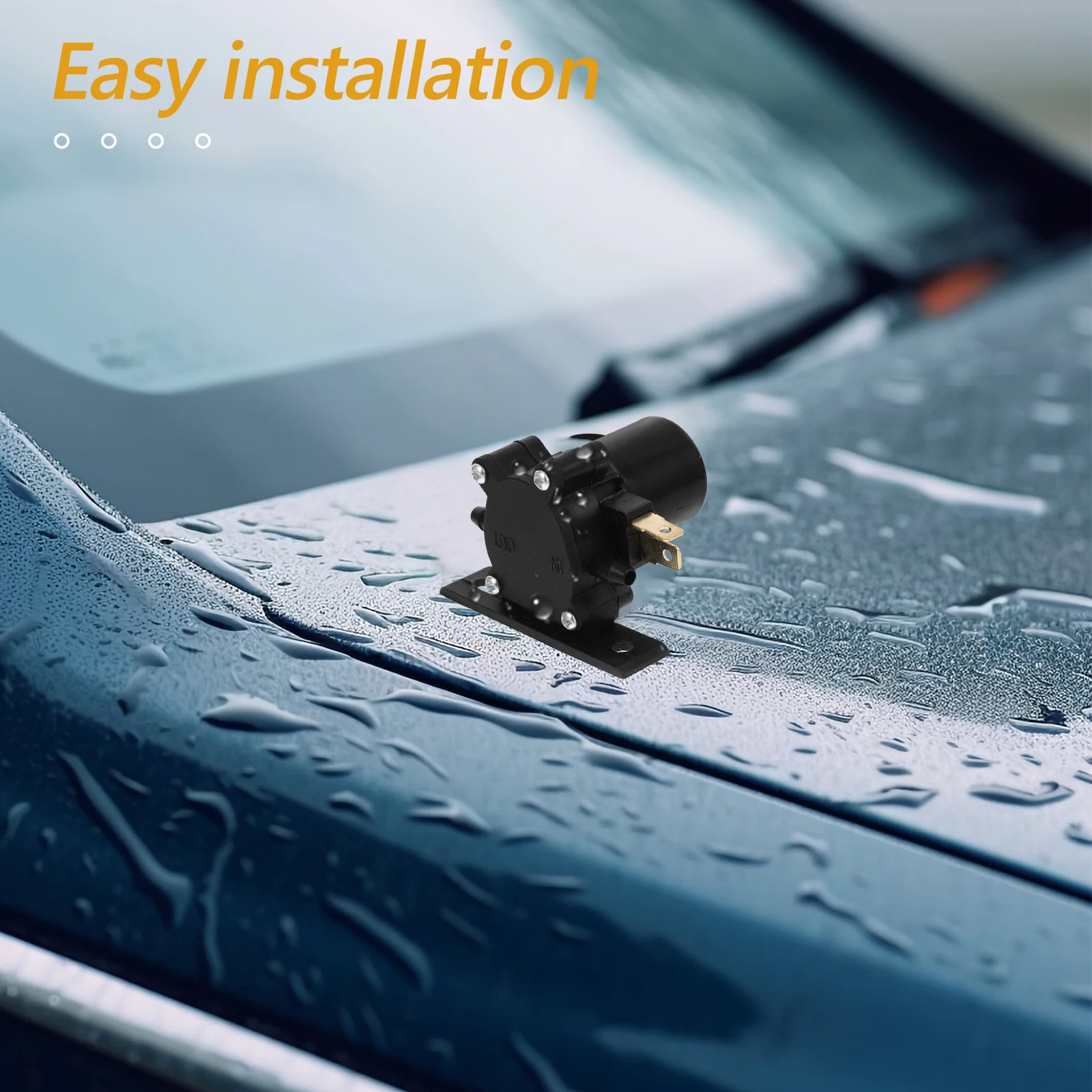 12V Universal Windshield Washer Fluid Pump Motor Replacement Car Efficient Durable Low Noise Easy Install Plastic for Garden
12V Universal Windshield Washer Fluid Pump Motor Replacement Car Efficient Durable Low Noise Easy Install Plastic for Garden
