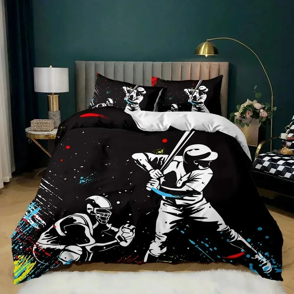 3D Print Sports Baseball Bedding Set For Bedroom Soft Modern Bedspreads Comefortable Kids Duvet Cover Quilt Cover And Pillowcase
3D Print Sports Baseball Bedding Set For Bedroom Soft Modern Bedspreads Comefortable Kids Duvet Cover Quilt Cover And Pillowcase