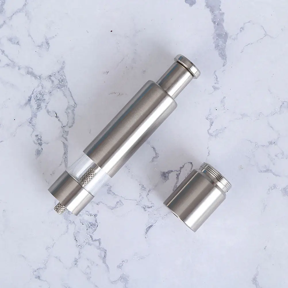 Stainless Steel Pepper Mill Grinder Hand Spice Adjustable Portable Shaker Manual Grinders Kitchen Gadgets grinder salt
Stainless Steel Pepper Mill Grinder Hand Spice Adjustable Portable Shaker Manual Grinders Kitchen Gadgets grinder salt