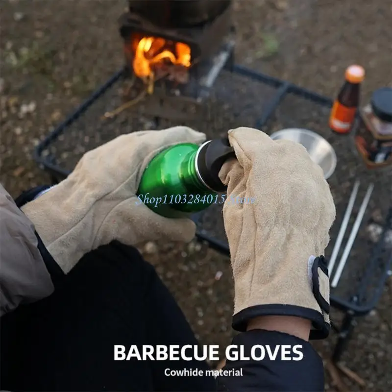 R6FF Heatproof Leather Gloves Flexible Breathable For Camping Barbecue Gardening
R6FF Heatproof Leather Gloves Flexible Breathable For Camping Barbecue Gardening