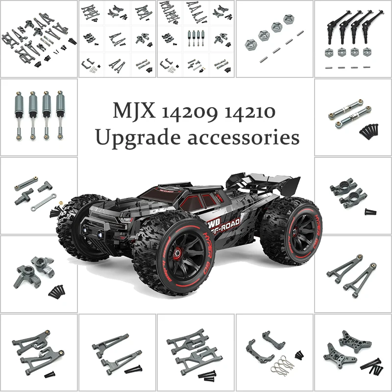 MJX 14209 14210 1/14 Hyper Go-Remote Control High-speed Brushless Metal Accessories, RC Parts for Off-road Vehicles
MJX 14209 14210 1/14 Hyper Go-Remote Control High-speed Brushless Metal Accessories, RC Parts for Off-road Vehicles