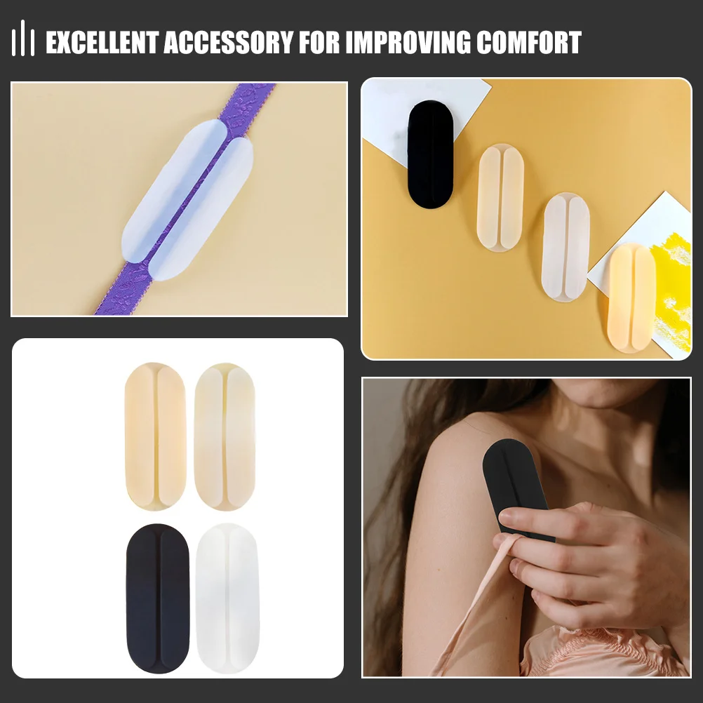 4Pcs Silicone Bra Strap Pads Comfortable Shoulder Protectors for Women Accessories Reduce Pressure Daily Wear
4Pcs Silicone Bra Strap Pads Comfortable Shoulder Protectors for Women Accessories Reduce Pressure Daily Wear