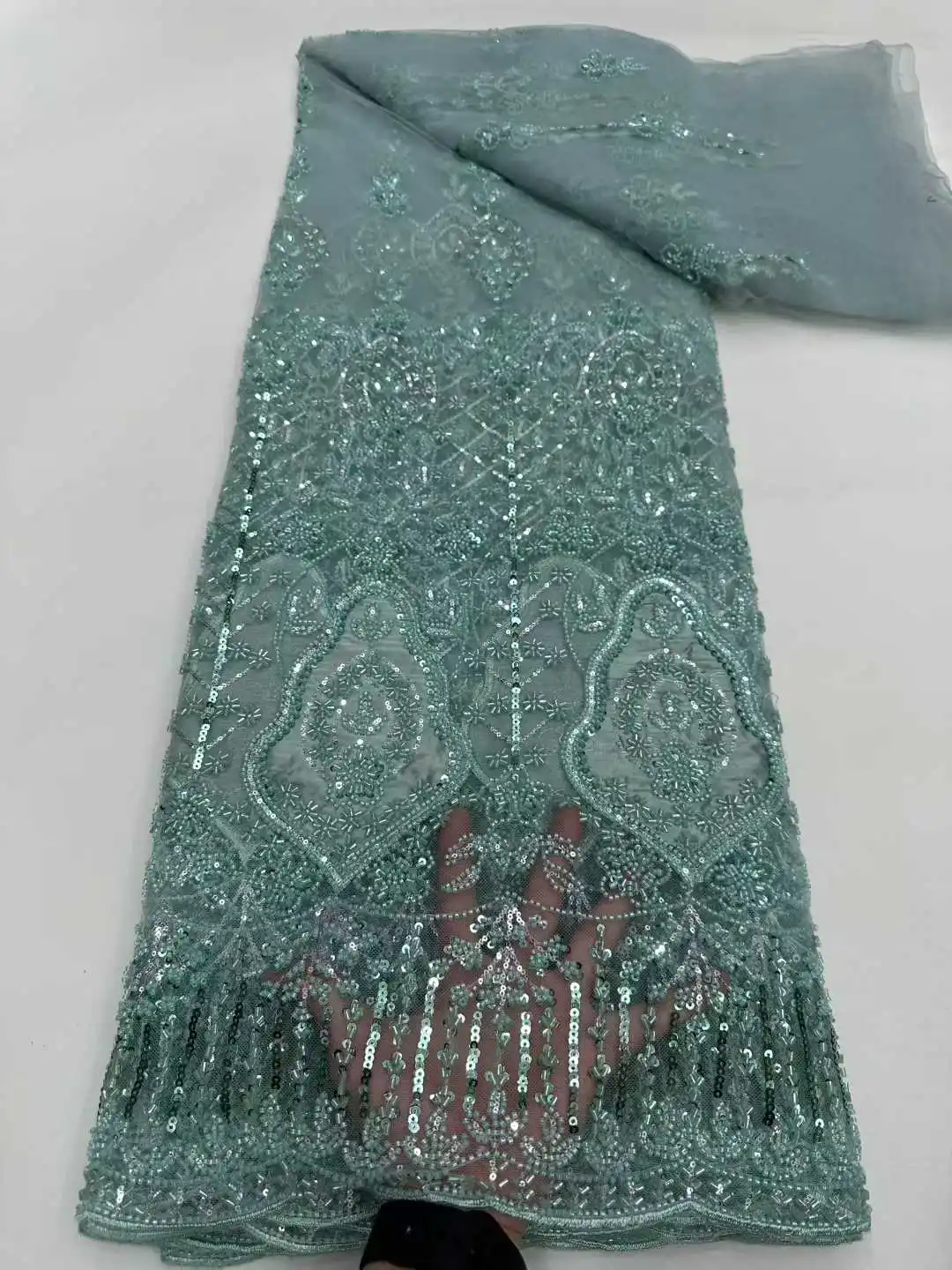Нигерийское кружево с бисерной вышивкой, высококачественная французская сетка с пайетками, африканская кружевная ткань для роскошных свадебных и вечерних платьев для женщин
Нигерийское кружево с бисерной вышивкой, высококачественная французская сетка с пайетками, африканская кружевная ткань для роскошных свадебных и вечерних платьев для женщин