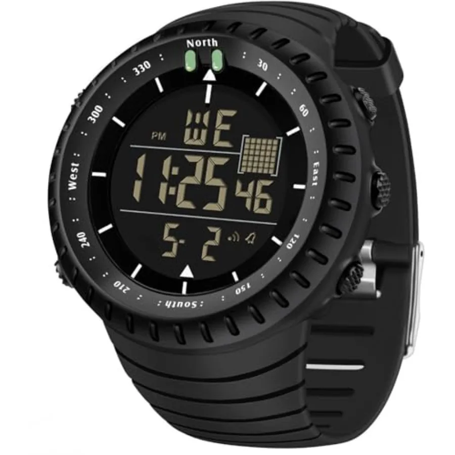 Men's Digital Sports Watch Military Waterproof Tactical Watch with LED Backlight Watches for Men
Men's Digital Sports Watch Military Waterproof Tactical Watch with LED Backlight Watches for Men
