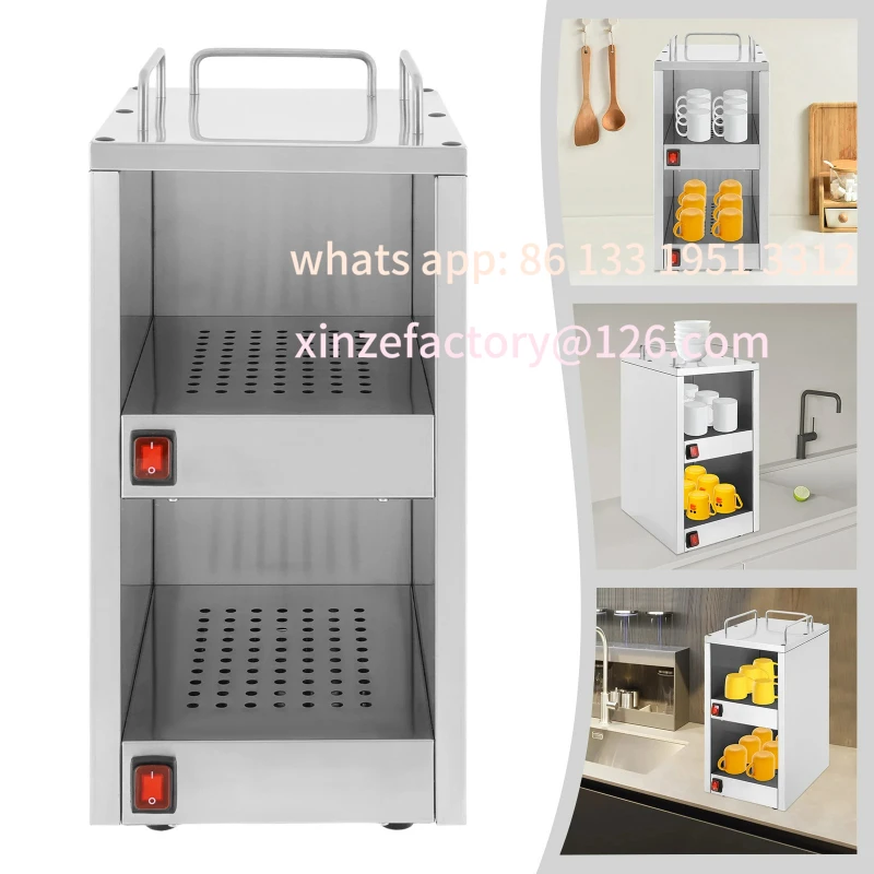 Customizable Commercial Electric Plate Cup Warmer Cabinet Stainless Steel Double-tier Cup Warming Machine
Customizable Commercial Electric Plate Cup Warmer Cabinet Stainless Steel Double-tier Cup Warming Machine