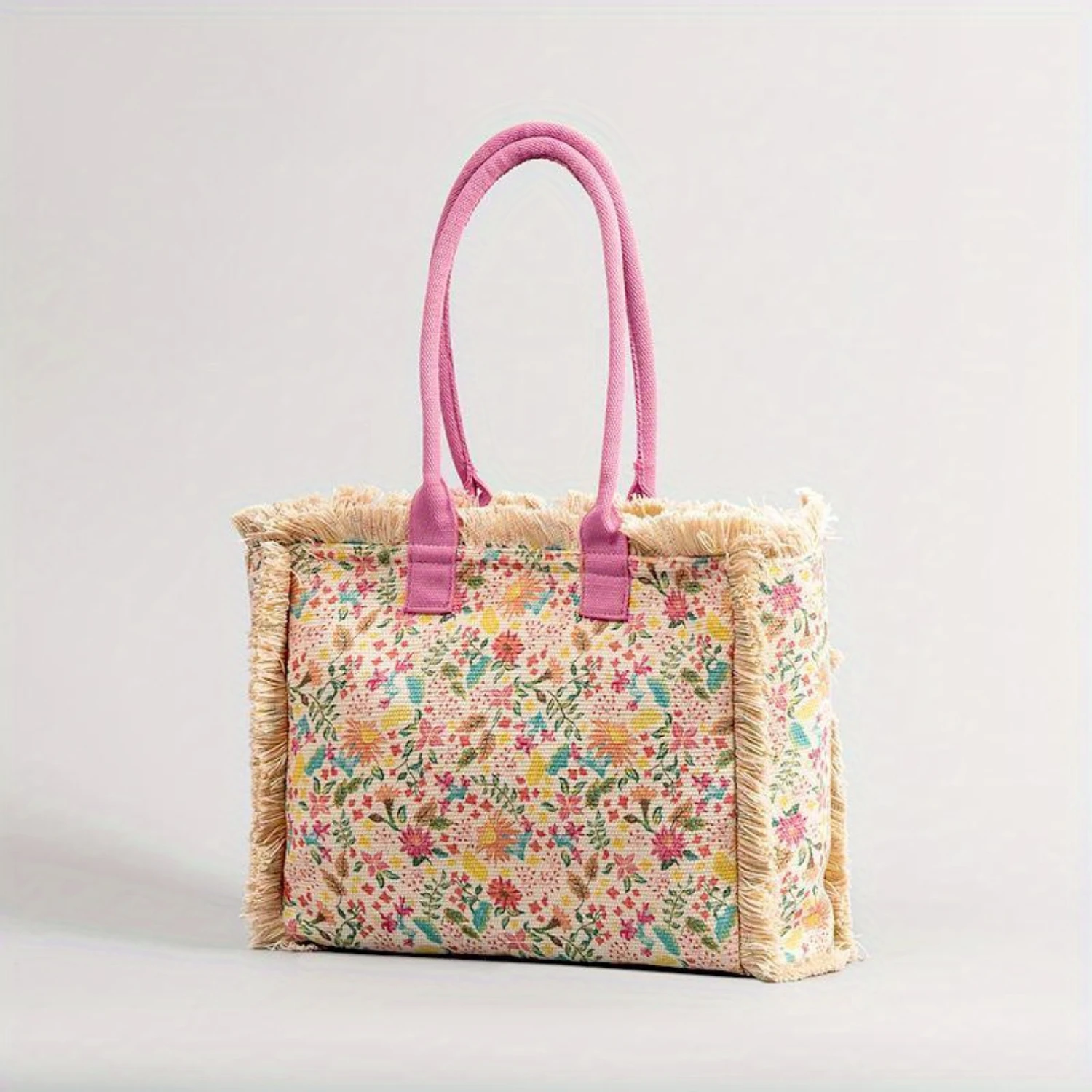 Large Capacity Canvas Bohemian Tote Bag - Retro Style Zipper Shoulder Handbag with Closure - for Summer, Womens F
Large Capacity Canvas Bohemian Tote Bag - Retro Style Zipper Shoulder Handbag with Closure - for Summer, Womens F