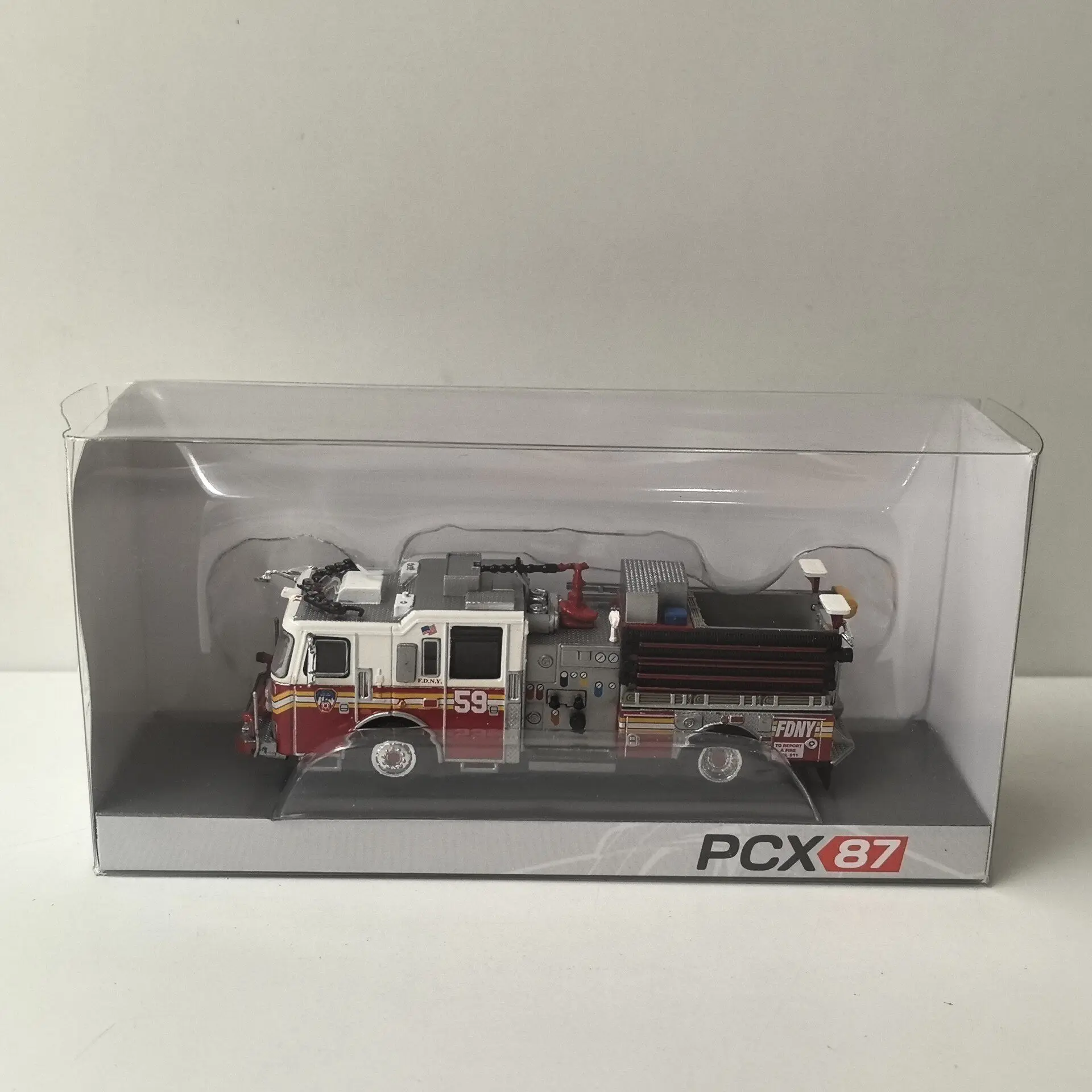 PCX HO 1/87 Scale KME SEVERE Service FDNY 59 Fire Truck Plastics Car Model
PCX HO 1/87 Scale KME SEVERE Service FDNY 59 Fire Truck Plastics Car Model
