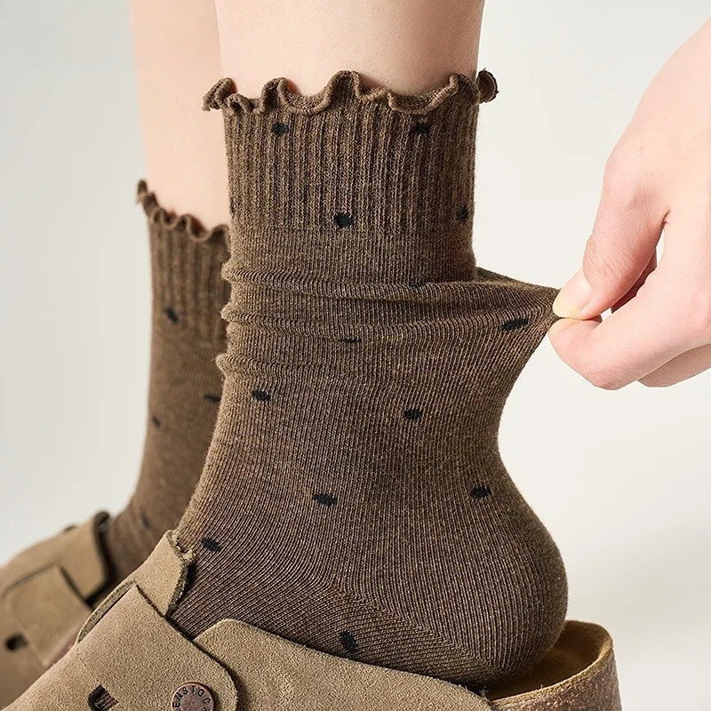 8 Pair 2025 Women's Autumn Winter Dot Ankle Socks Cotton Coffee Coquette Socks Casual Warm Socks for Girls High Quality Hosiery
8 Pair 2025 Women's Autumn Winter Dot Ankle Socks Cotton Coffee Coquette Socks Casual Warm Socks for Girls High Quality Hosiery