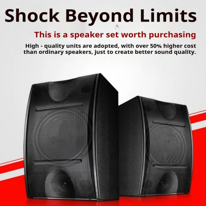 Full Set Karaoke Sound System 10'' Dual Magnet Bass Speakers Bluetooth Amplifier 2 Wireless Handheld Mics for Bar Home Party
Full Set Karaoke Sound System 10'' Dual Magnet Bass Speakers Bluetooth Amplifier 2 Wireless Handheld Mics for Bar Home Party
