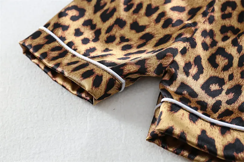 Kids Leopard Print Pajama Set 20 Sf44f39ea09484221ad58678456e285391