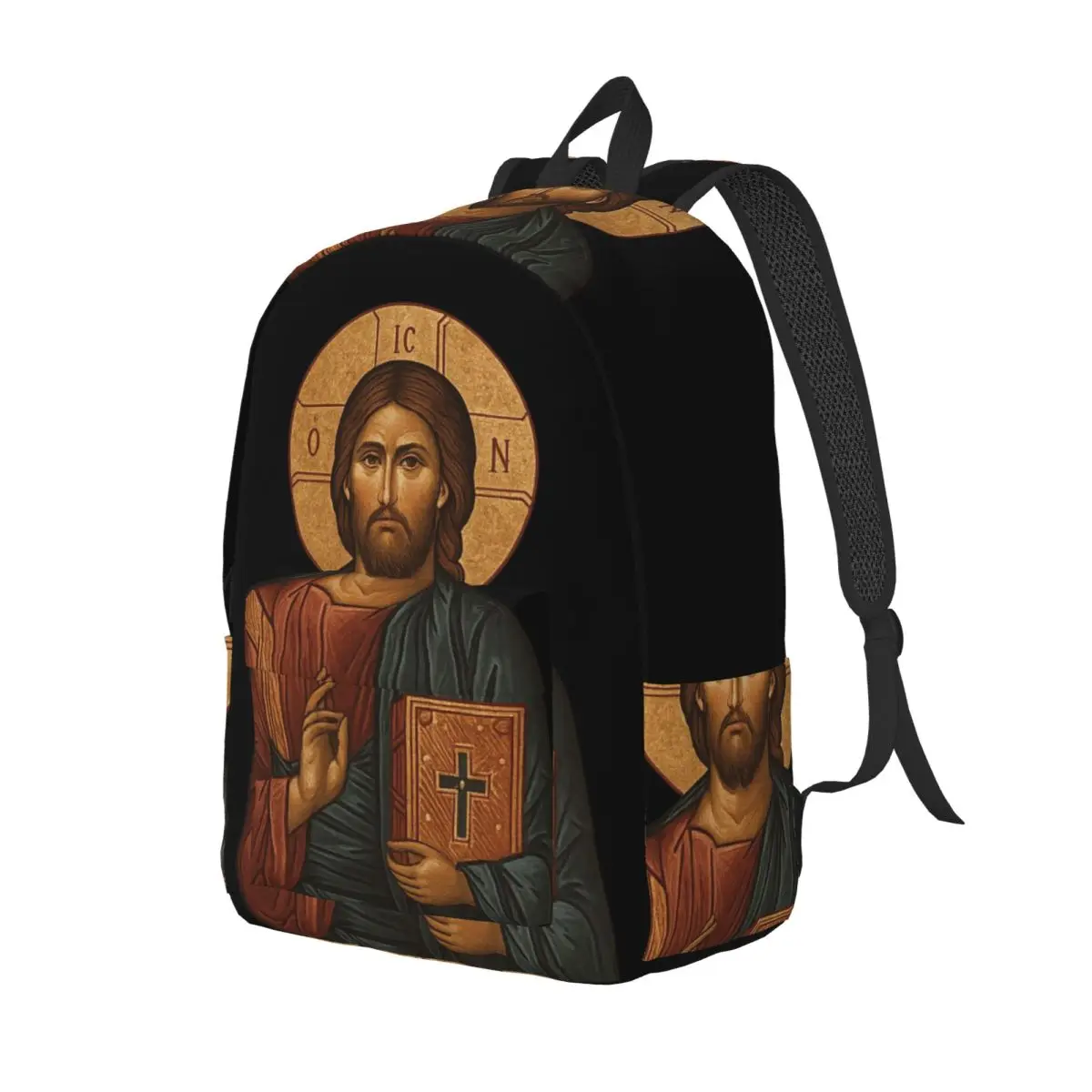 Greek Orthodox Icon Of Jesus Christ Student Backpack School Bag Hiking Travel Daypack Boys Girls Fashion Bookbag Shoulder Bags
Greek Orthodox Icon Of Jesus Christ Student Backpack School Bag Hiking Travel Daypack Boys Girls Fashion Bookbag Shoulder Bags