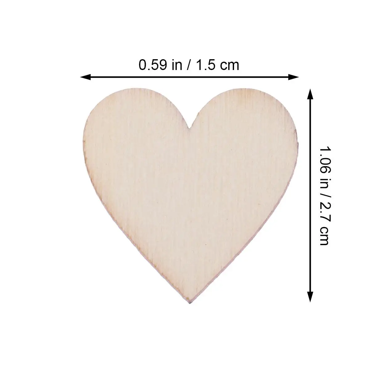 50pcs Heart Shaped Wood Chips Blank Wooden Hearts for Scrapbooking Craft Projects Valentine Decor Durable Lightweight DIY
50pcs Heart Shaped Wood Chips Blank Wooden Hearts for Scrapbooking Craft Projects Valentine Decor Durable Lightweight DIY