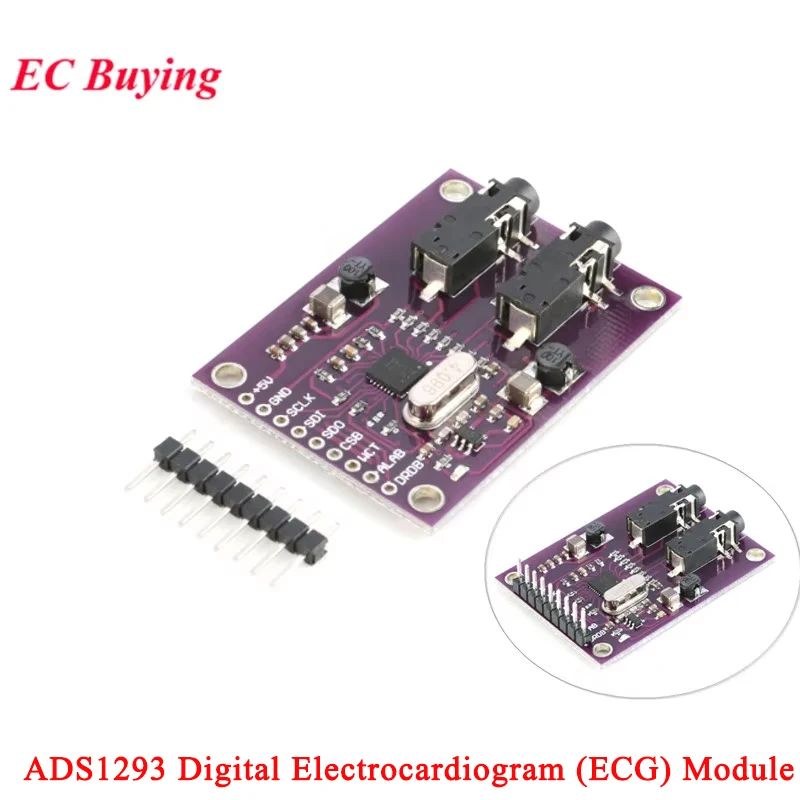 2 шт./1 шт. ADS1293 ЭКГ цифровой электрокардиограмма физиологический модуль измерения сигнала 3 канала 24 бит аналоговый передний конец ADS1292
2 шт./1 шт. ADS1293 ЭКГ цифровой электрокардиограмма физиологический модуль измерения сигнала 3 канала 24 бит аналоговый передний конец ADS1292