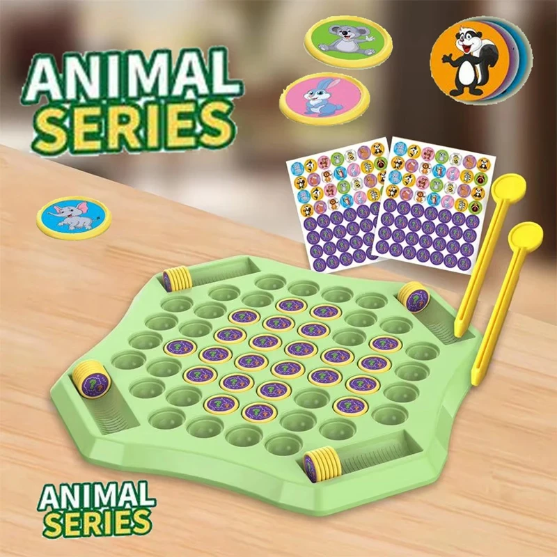 Animal/Fruit Flip Chess 54 Cards Memory Chess Game Cartoon Logical Thinking Cognitive Animal Learning Chess For 2-4 Player
Animal/Fruit Flip Chess 54 Cards Memory Chess Game Cartoon Logical Thinking Cognitive Animal Learning Chess For 2-4 Player