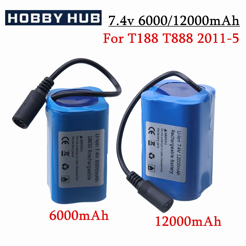7,4 В 12000 мАч 6000 мАч аккумулятор для T188 T888 2011-5 V007 C18 H18 V18 D18B FX88 пульт дистанционного управления RC рыболовная приманка лодка аккумуляторные детали
7,4 В 12000 мАч 6000 мАч аккумулятор для T188 T888 2011-5 V007 C18 H18 V18 D18B FX88 пульт дистанционного управления RC рыболовная приманка лодка аккумуляторные детали
