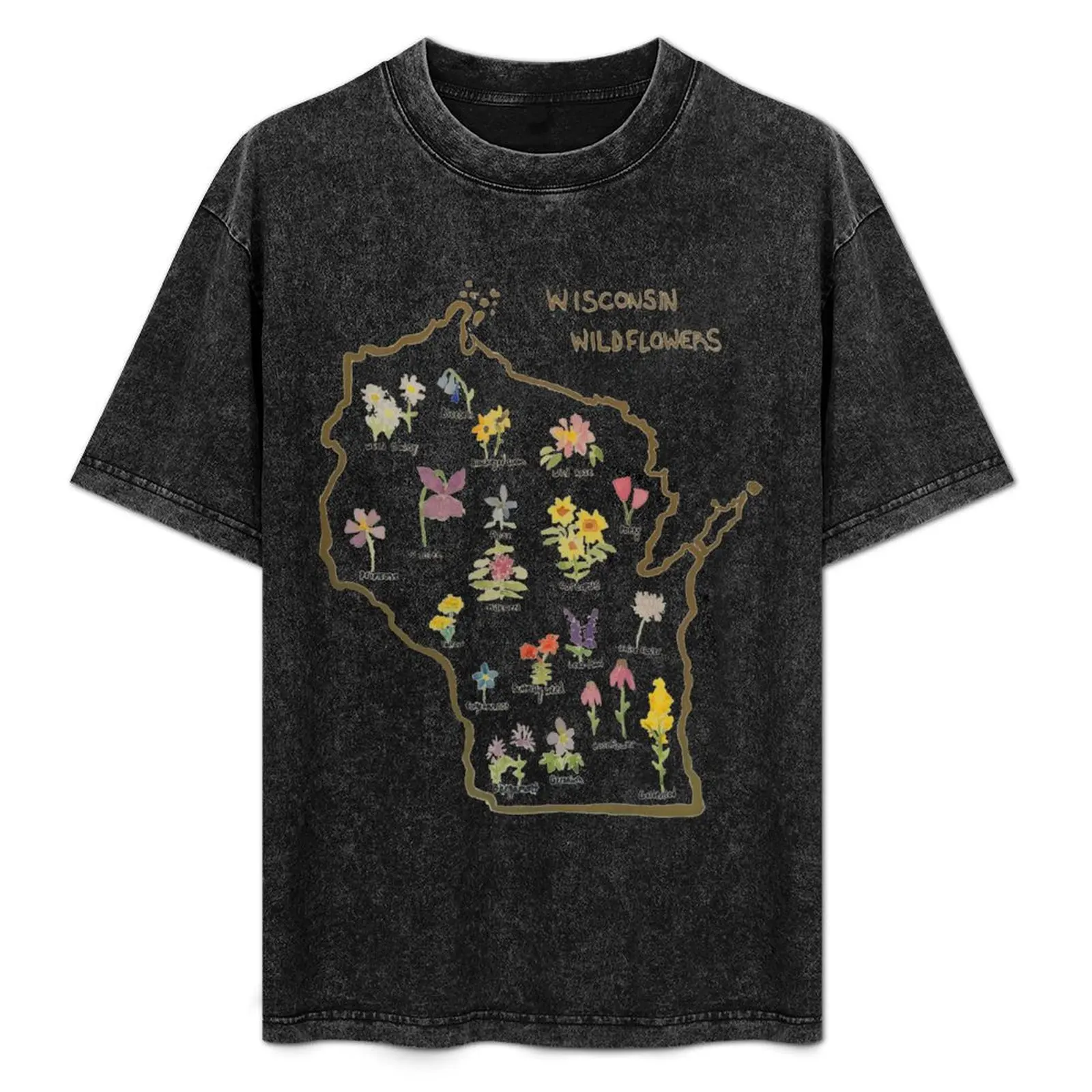 Wisconsin Wildflowers T-Shirt oversized t shirt Funny t-shirts cute clothes cotton graphic tees men tshirt
Wisconsin Wildflowers T-Shirt oversized t shirt Funny t-shirts cute clothes cotton graphic tees men tshirt
