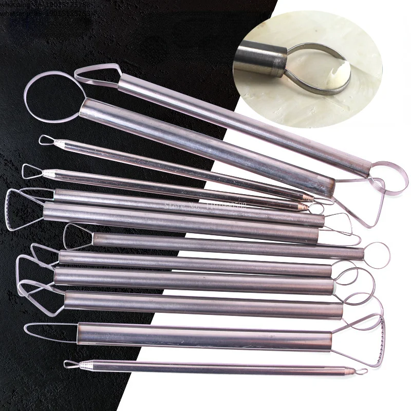 Pottery Stainless Steel Clay Sculpture Scraper 12pcs DIY Ceramic Doll Model Repair Billet Pull Billet Sculpture Molding Tools
Pottery Stainless Steel Clay Sculpture Scraper 12pcs DIY Ceramic Doll Model Repair Billet Pull Billet Sculpture Molding Tools