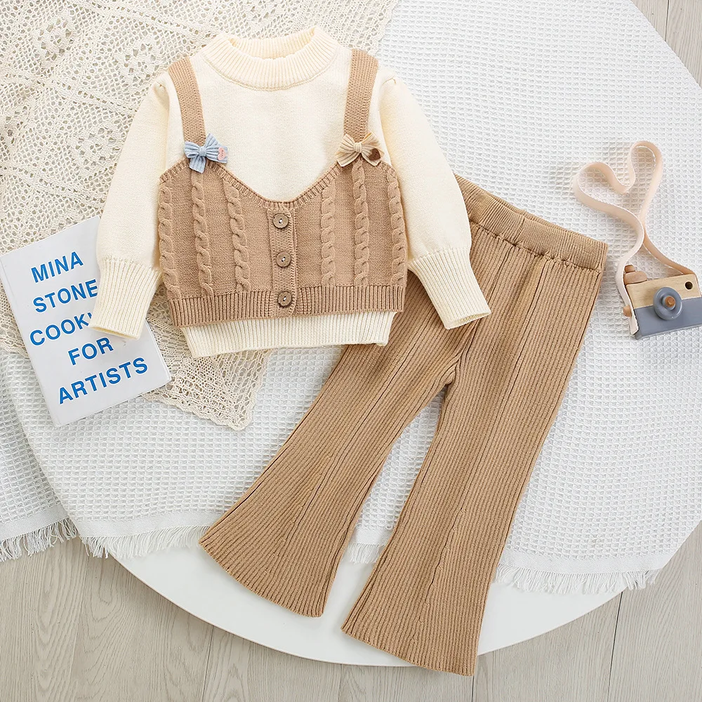 Girls Clothes Sets Spring Autumn 2025 Children Woolen Jersey Sweaters Tops Pants 2pcs Cute Princess Suit For Baby Knitted Outfit
Girls Clothes Sets Spring Autumn 2025 Children Woolen Jersey Sweaters Tops Pants 2pcs Cute Princess Suit For Baby Knitted Outfit