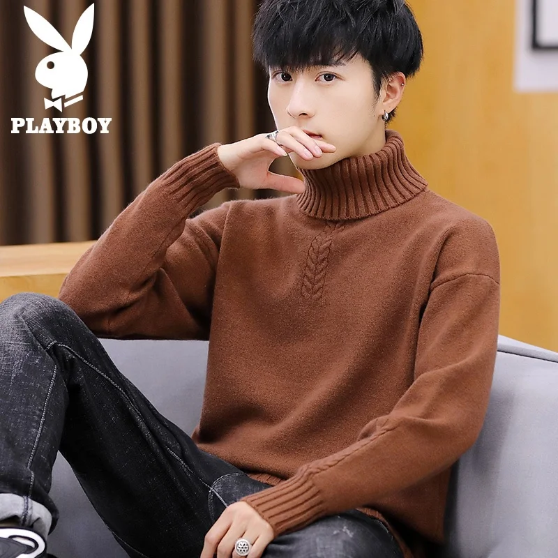 Мужской утепленный вязаный свитер с высоким воротником, модный повседневный пуловер с длинным рукавом для зимы
Мужской утепленный вязаный свитер с высоким воротником, модный повседневный пуловер с длинным рукавом для зимы