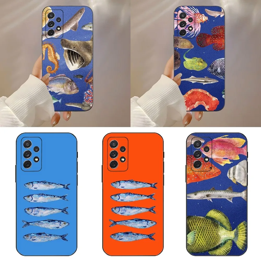 Sardines Fish illustration Phone Case For Samsung Galaxy A91,A80,A73,A72 ,A71,A53A52,A32 ,A31A22,A21s,A20,Black Cover
Sardines Fish illustration Phone Case For Samsung Galaxy A91,A80,A73,A72 ,A71,A53A52,A32 ,A31A22,A21s,A20,Black Cover