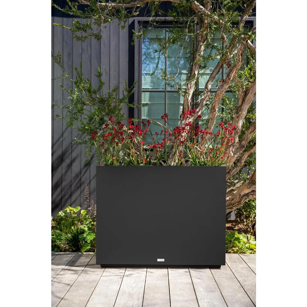 Block Series Span Plastic Planter - Tall Rectangular Planter for Indoor or Outdoor Patio/Porch | Durable All-Weather with
Block Series Span Plastic Planter - Tall Rectangular Planter for Indoor or Outdoor Patio/Porch | Durable All-Weather with
