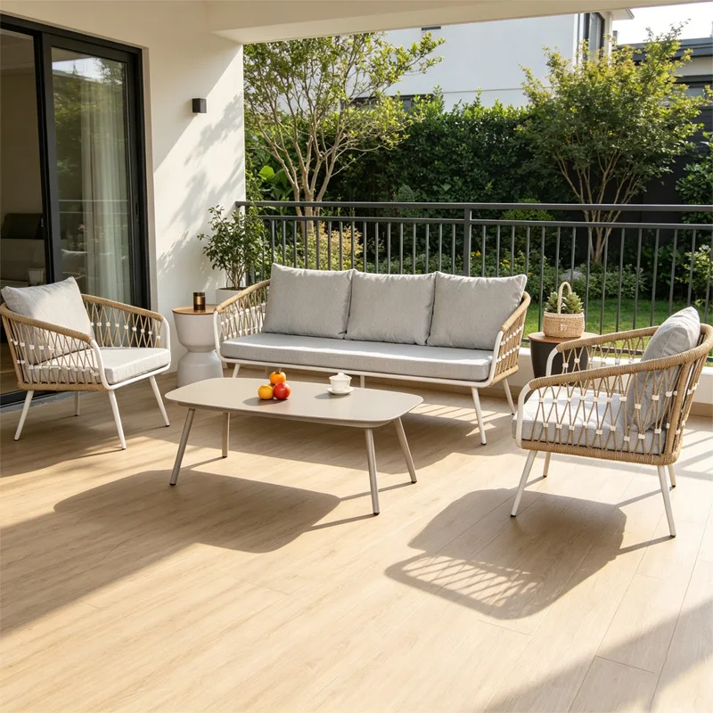 PYJ outdoor sofa courtyard garden sofa coffee table rattan chair furniture combination
PYJ outdoor sofa courtyard garden sofa coffee table rattan chair furniture combination
