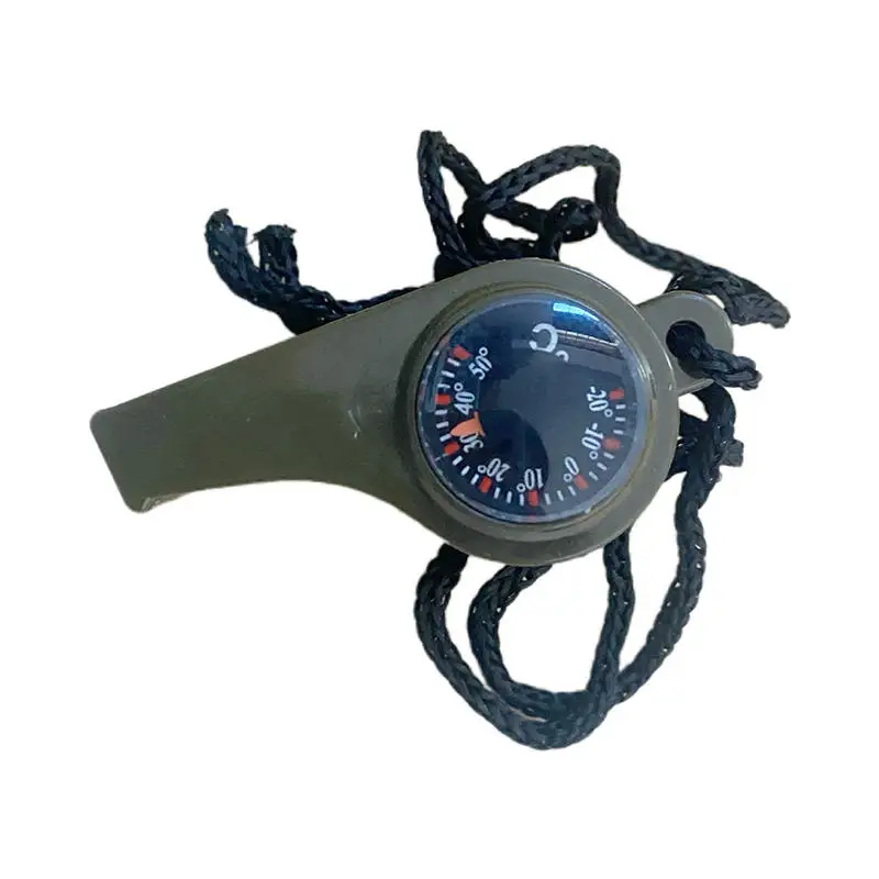 Whistle Compass Thermometer 3 In 1 Emergency Survival Referee Cheerleading Whistle Sporting Goods Camping Hiking Outdoor Tools
Whistle Compass Thermometer 3 In 1 Emergency Survival Referee Cheerleading Whistle Sporting Goods Camping Hiking Outdoor Tools