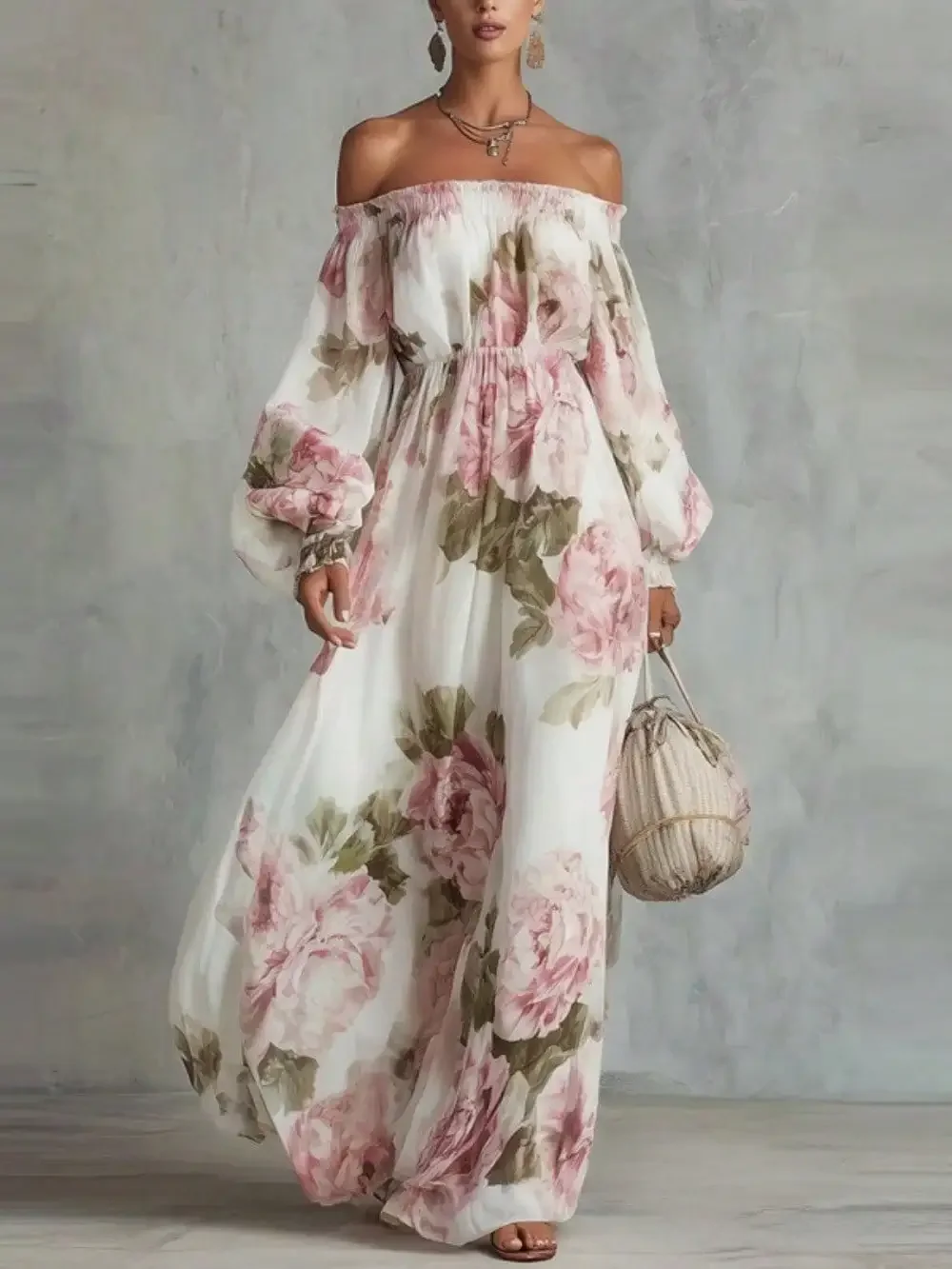 Women's Dress 2026 Spring New Hot-Selling Fashion Print One-Shoulder Lantern Sleeve Temperament Elegant Dress
Women's Dress 2026 Spring New Hot-Selling Fashion Print One-Shoulder Lantern Sleeve Temperament Elegant Dress