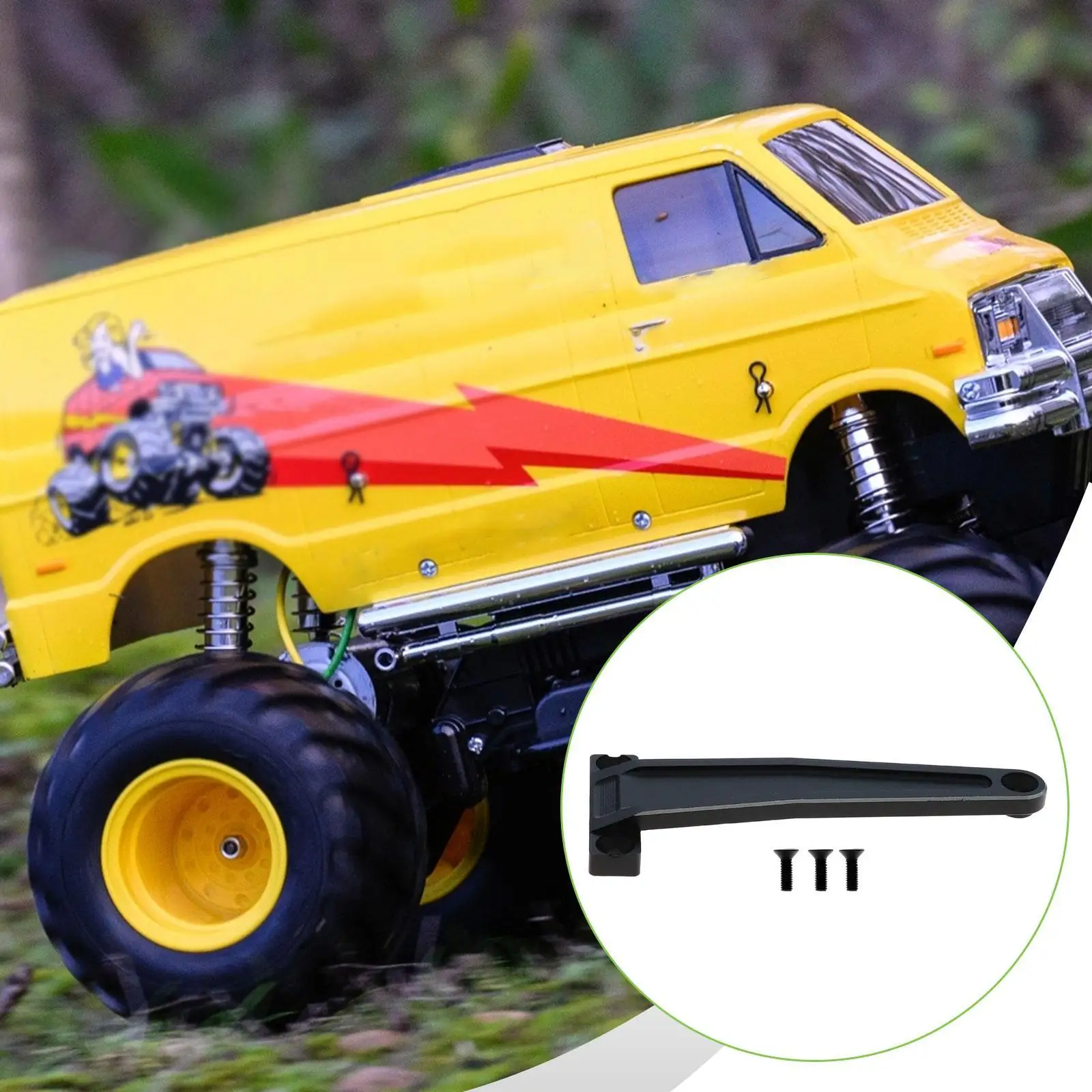 Aluminum Alloy Chassis Connector Plate, Easy To Install for CW-01 Lunch Box 1/12 Model Crawler Accessories
Aluminum Alloy Chassis Connector Plate, Easy To Install for CW-01 Lunch Box 1/12 Model Crawler Accessories