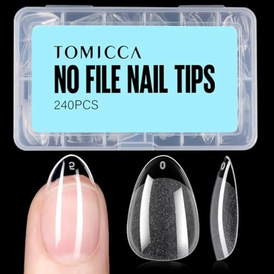 Short Almond Nail Tips, 240Pcs Half Matte Soft Acrylic Nail Tips, 12 Sizes Pre-Shaped Acrylic Nails Full Cover False Nails Almo
Short Almond Nail Tips, 240Pcs Half Matte Soft Acrylic Nail Tips, 12 Sizes Pre-Shaped Acrylic Nails Full Cover False Nails Almo