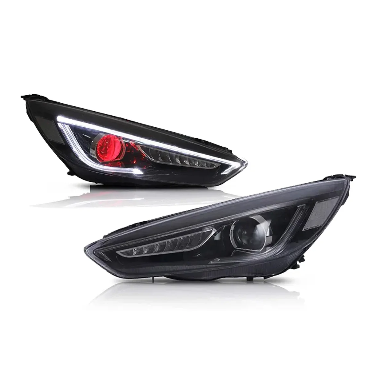 Car LED Quality Head Lamp Quality Head Lamp With Blue DRL And Demon Eyes Plug N Play Light For Ford Focus Hight 2015-2017
Car LED Quality Head Lamp Quality Head Lamp With Blue DRL And Demon Eyes Plug N Play Light For Ford Focus Hight 2015-2017