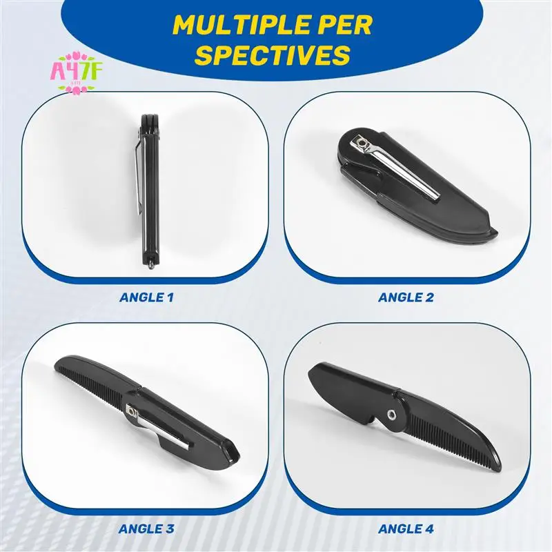 A47F-1 Pcs Mens Womens Beauty Handmade Folding Pocket Clip Hair Moustache Beard Comb Portable Styling Tools Combs
A47F-1 Pcs Mens Womens Beauty Handmade Folding Pocket Clip Hair Moustache Beard Comb Portable Styling Tools Combs