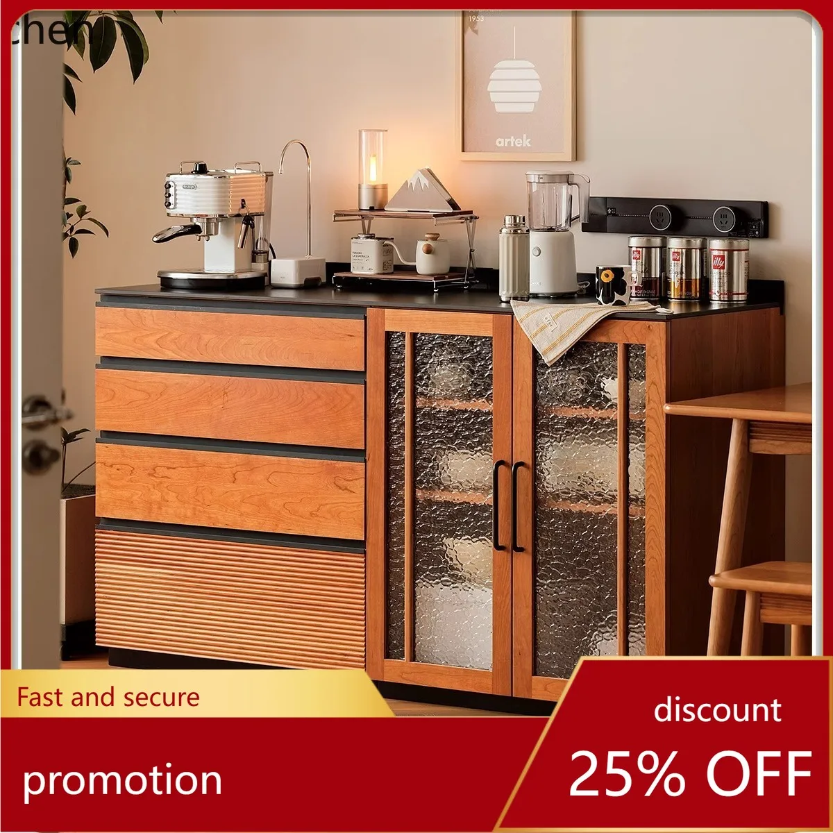 HXL modular sideboard cabinet, solid wood storage cabinet, dining room tea cabinet
HXL modular sideboard cabinet, solid wood storage cabinet, dining room tea cabinet