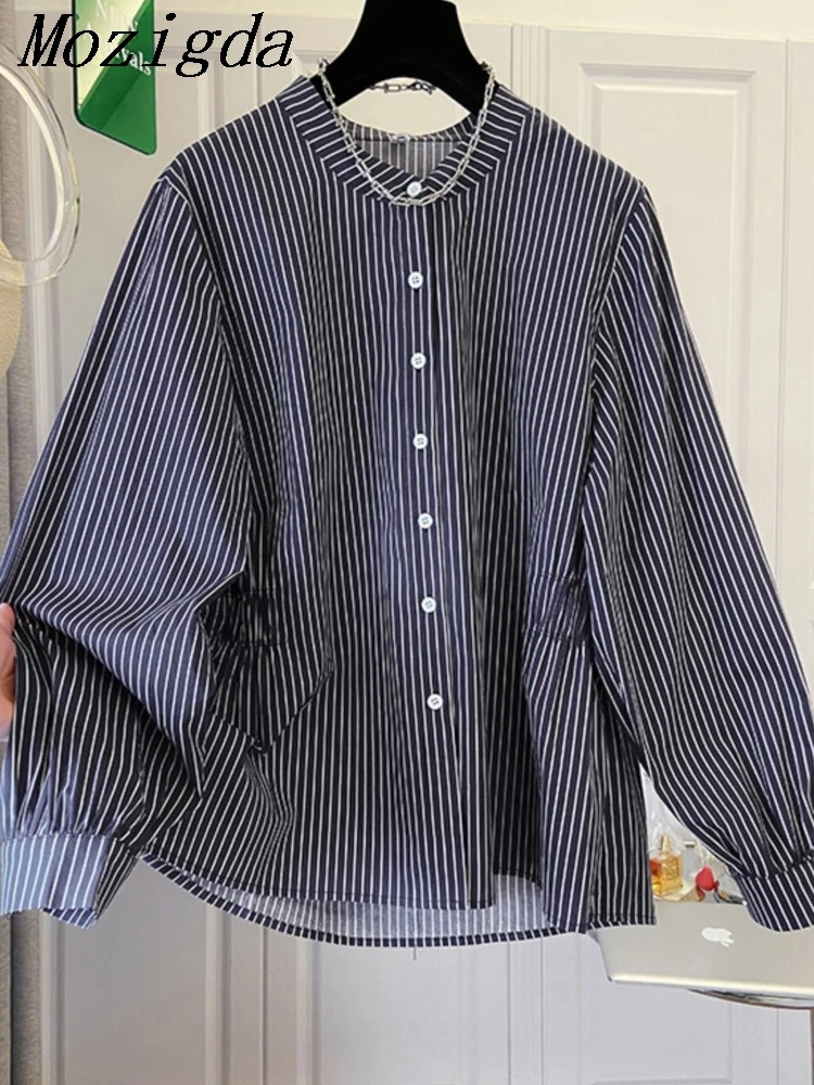 Autumn Oversize Long Sleeve Striped Shirt Blouse Women Korean Loose Shirt Woman Ladies Tops Blusa Feminina
Autumn Oversize Long Sleeve Striped Shirt Blouse Women Korean Loose Shirt Woman Ladies Tops Blusa Feminina