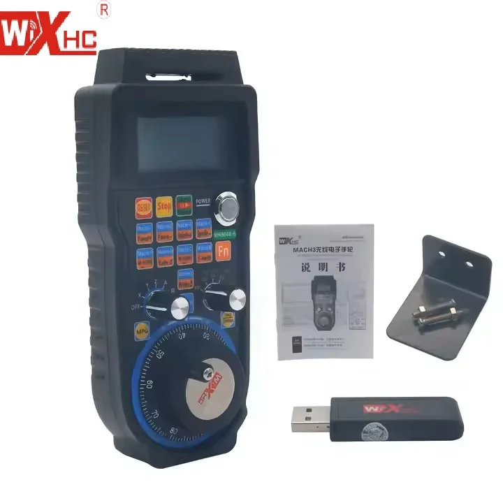 XHC Factory Sale Mach3 CNC milling 4 Axis Control Pendant for Woodworking CNC Router Jade Carving Remote Control WHB04B
XHC Factory Sale Mach3 CNC milling 4 Axis Control Pendant for Woodworking CNC Router Jade Carving Remote Control WHB04B