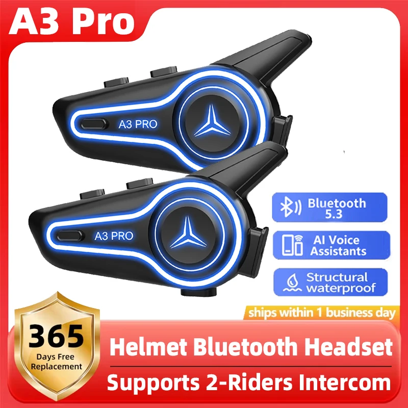 Новый A3 Pro мотоциклетный шлем Bluetooth-гарнитура с поддержкой бесшовного многоместного переключения домофона водонепроницаемый шумоподавление MP3
Новый A3 Pro мотоциклетный шлем Bluetooth-гарнитура с поддержкой бесшовного многоместного переключения домофона водонепроницаемый шумоподавление MP3