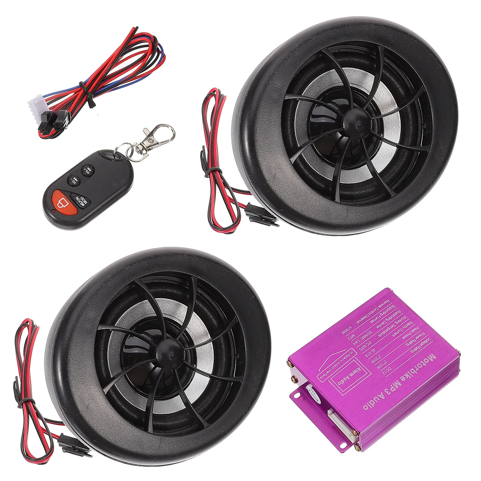 1 set 1 Set Car Audio System Wireless Stereo Phone Connectivity Music Playback Motorcycle Sound System Speakers For
1 set 1 Set Car Audio System Wireless Stereo Phone Connectivity Music Playback Motorcycle Sound System Speakers For