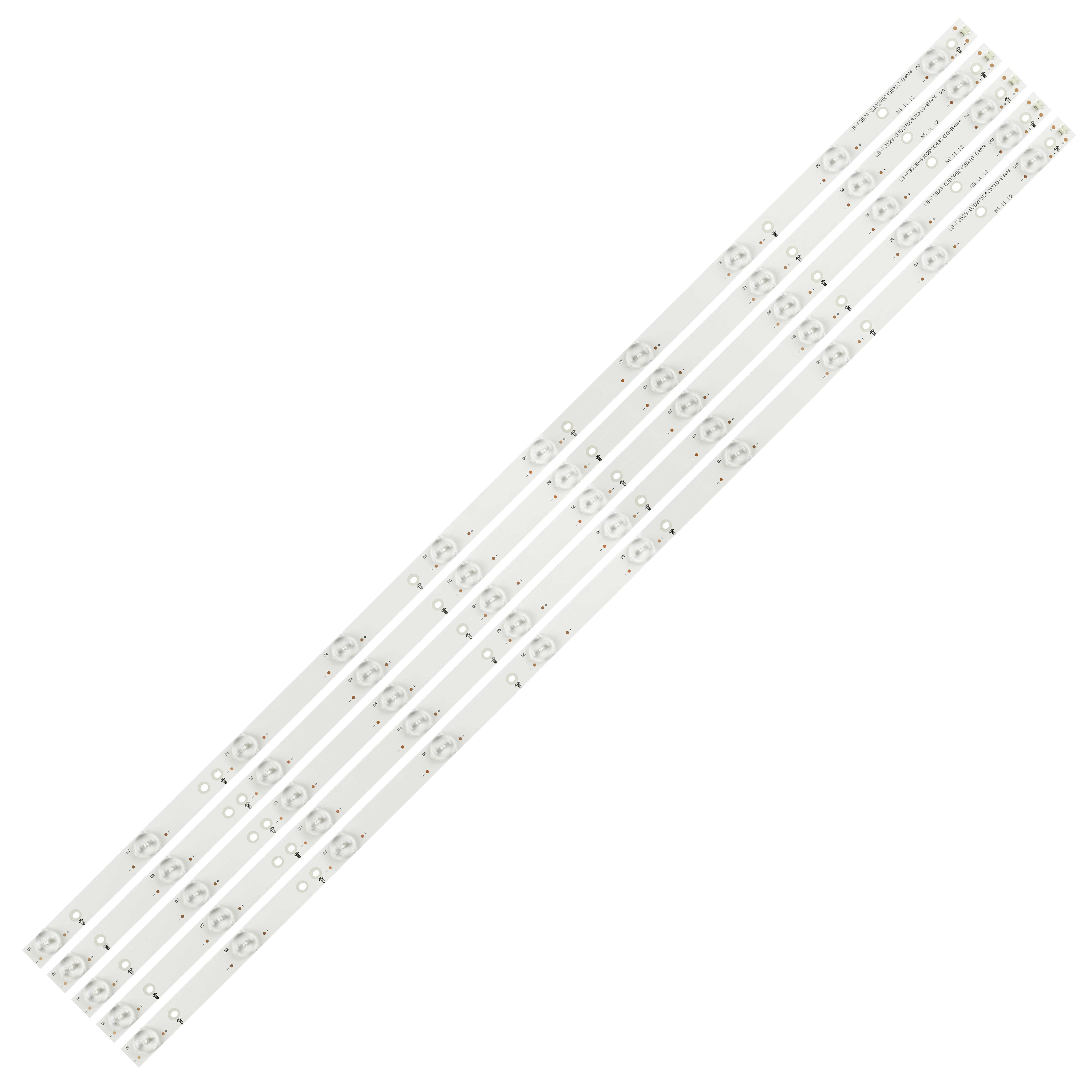 LED Backlight strip for Philips 43 TV 43PUT4900/1 43PFT4112 43PFS5301/12 43PFS4132/12 43PFS4131/12 LB-PF3528-GJD2P5C435X10-B
LED Backlight strip for Philips 43 TV 43PUT4900/1 43PFT4112 43PFS5301/12 43PFS4132/12 43PFS4131/12 LB-PF3528-GJD2P5C435X10-B