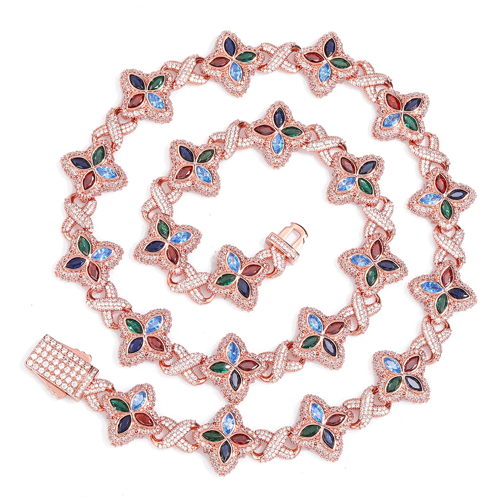 Iced Out 19mm Floral Inifinity Necklace Choker Cubic Zirconia Cuban Link Chain For Women Hip Hop Jewelry For Birthday Gifts
Iced Out 19mm Floral Inifinity Necklace Choker Cubic Zirconia Cuban Link Chain For Women Hip Hop Jewelry For Birthday Gifts